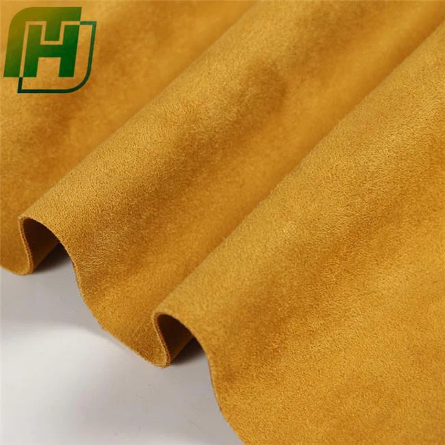 Brown thick suede fabric Brown thick suede fabric