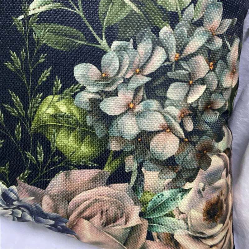 linen print fabric