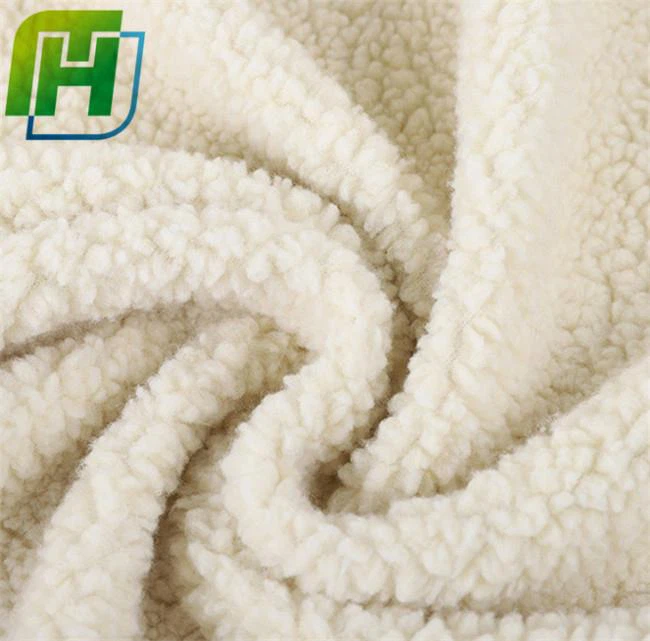White Sherpa Fleece Fabric