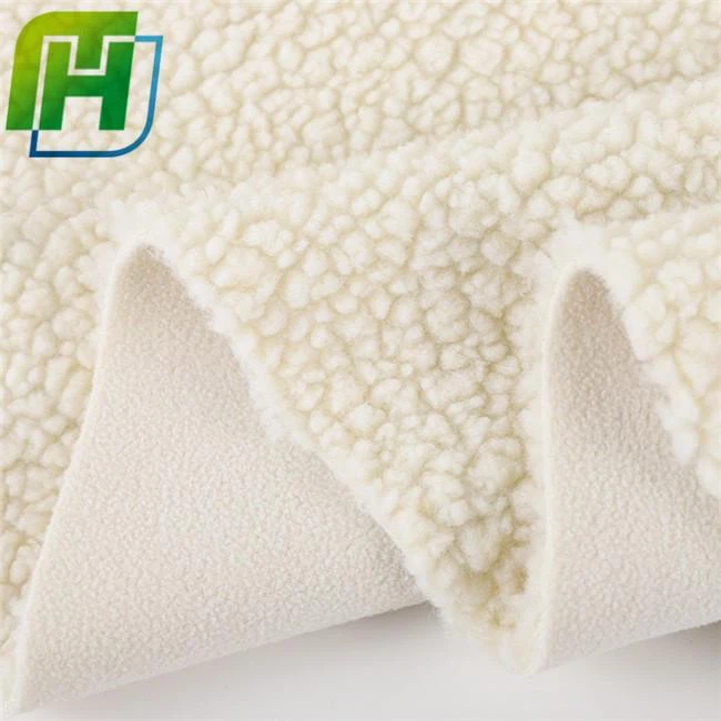 White Sherpa Fleece Fabric