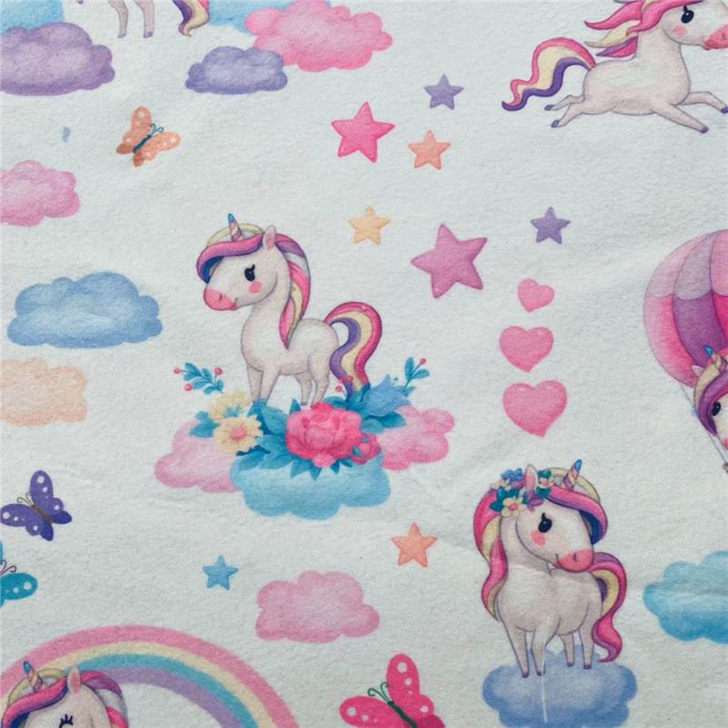 Haoyang New Creative Printing Fleece Fabric