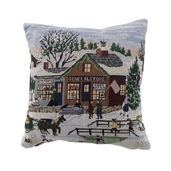 Christmas Jacquard Cushion Cover